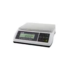 image of Penn Scale ED-30 Bench Scale – 30 lb Capacity, 12" x 8-3/4" Stainless Steel Platter, Blue LCD, RS-232C, NTEP