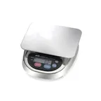 image of Penn Scale HL-3000LWPN Portion Scale, 3000g/6.6lb Capacity, 1g Accuracy, 5" Square Pan, 7-Segment LCD, Battery