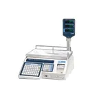 image of Penn Scale LP-1000-NP Pole Label Scale, 30 lb @ .01 lb, 15-3/4" x 9-3/5" Stainless Platter, 4,000 PLU, RS-232C
