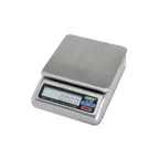 image of Penn Scale PC-400-05 Portion Control Scale, 5 lb / 2300 g Capacity, 6" Platform, Steel, Rechargeable Battery