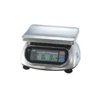 image of Penn Scale SK-5001WP Digital Portion Scale, 10-29 lb, 9" x 7-1/2" Stainless Steel Pan, 1" LCD, 1g Graduation