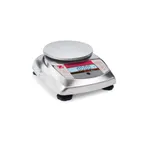 image of Penn Scale V31XH202 - Ohaus Valor 3000 Scale, 1-9 lb, 4” Stainless Platform 8-1/2W x 7-1/3D x 3H LCD, SmarText