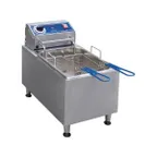 image of Globe PF16E Countertop Electric stainless steel Fryer,Manual Reset