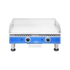 image of Globe PG24E 24" Countertop Electric Griddle with 23.8" x 13" Surface, Thermostatic Controls, 208/240v