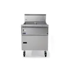 image of Pitco FBG24 Full Pot Floor Model Gas Fryer w/ 87-lb Capacity, Flat Bottom, Solid State Controls