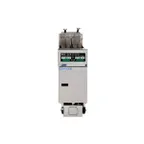 image of Pitco SELV14T-C/FD Split Pot Floor Model Electric Fryer w/ (2) 15-Lb. Oil Tanks, Filter System