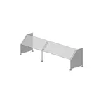 image of Premier Metal & Glass FM1 1Guard Fixed Self-Service Sneeze Guard