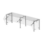 image of Premier Metal & Glass TM2R-A Choice™ Adjustable Self-Service Sneeze Guard