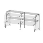 image of Premier Metal & Glass TMT2S-A Choice™ Adjustable Full-Service Sneeze Guard