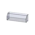 image of Premier Metal & Glass TMU3 Infinity Uv Bonded Fixed Full-Service Sneeze Guard