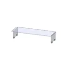 image of Premier Metal & Glass TMUS Infinity Uv Bonded Fixed Self-Service Sneeze Guard