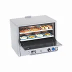 image of Comstock-Castle PO26 Double Deck Gas Countertop Pizza Oven w/ 2 Heart Decks, 30,000 BTU