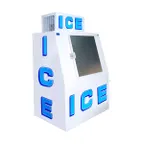 image of Polar Temp 380AD 48" Outdoor Ice Merchandiser w/ Solid Door, Auto Defrost, 38 cu. ft.