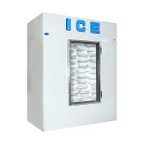 image of Polar Temp 630CWG 62" Indoor Ice Merchandiser w/ Glass Door, Cold Wall, 61 cu. ft.