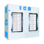 image of Polar Temp 650CWG 70" Indoor Ice Merchandiser w/ Glass Door, Cold Wall, 59 cu. ft.