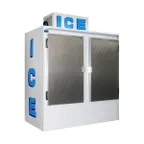 image of Polar Temp 670AD 62" Outdoor Ice Merchandiser w/ Solid Door, Auto Defrost, 61 cu. ft.