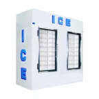 image of Polar Temp 850ADG 84" Indoor Ice Merchandiser w/ Glass Door, Auto Defrost, 85 cu. ft.
