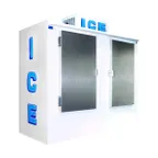 image of Polar Temp 850AD 84" Outdoor Ice Merchandiser w/ Solid Door, Auto Defrost, 85 cu. ft.