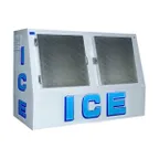 image of Polar Temp VT400AD 70" Outdoor Ice Merchandiser w/ Solid Door, Auto Defrost, 40 cu. ft.