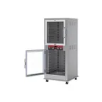 image of Piper Products 1016-SS-D 2-Compartment Heated Holding Cabinet, Stainless Steel, Dutch Doors, Holds 16 18"x26" Trays or 32 12"x20" Pans