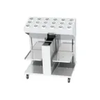 image of Piper Products 2ATCA-SN Tray, Silverware & Napkin Dispenser, Cantilever Style