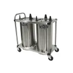 image of Piper Products 2ATG75 Plate Dispenser, Open Tubular Frame, Mobile Design