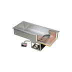 image of Piper Products 3-HCI 46" Elite Hot/Cold Food Serving Counter, Ice-Cooled with Drain, (3) Pan