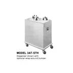 image of Piper Products 3AT6-ST Dish Dispenser, Unheated, Cabinet Style, Enclosed Base