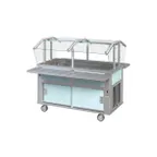 image of Piper Products 4-BCM 60" Elite Cold Food Serving Counter, Mechanically Cooled, (4) Pan