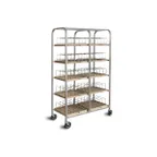 image of Piper Products 411-1149 Aluminum Dome Storage Cart with 150 Dome Capacity