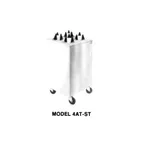 image of Piper Products 4AT6-STH Dish Dispenser, Heated, Cabinet Style, Enclosed Base
