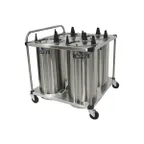 image of Piper Products 4ATGH6 Heated Dish Dispenser, Open Tubular Frame, Mobile Design