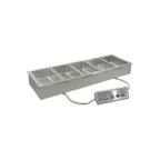 image of Piper Products 5HFW-1 Drop-In Hot Food Multi-Well, Electric