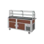 image of Piper Products 6-CB 88" Elite Cool Breeze Cold Food Serving Counter, (6) Pan 