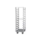 image of Piper Products 612 12 Pan Aluminum Bun / Sheet Pan Angle Rack with 5" Bottom Load Slides