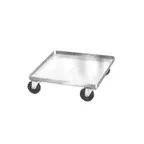 image of Piper Products 750 Stainless Steel Dish Rack Dolly, 20x20, Silver, 4 Swivel Casters