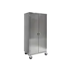 image of Piper Products 7773 Stainless Steel Storage Cabinet w / (4) Shelves, Hinged Doors, No Base - 36" W x 24" D x 72" H