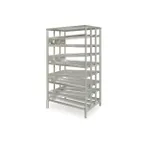 image of Piper Products CSR-FF-156 Aluminum Can Storage Rack with 156 #10 Cans Capacity