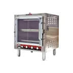 image of Piper Products DO-2H-CT 26" Electric Double-Deck Hearth-Type Oven w/ 2 Half-Size Pan Capacity