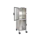 image of Piper Products ER-18-L 18 Pan Aluminum Enclosed Display Cabinet with Removable Slides