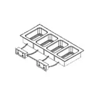 image of Piper Products MD-2DM Hot Food Multi-Well Unit, Drop-In, Electric
