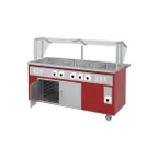 image of Piper Products R5-HF 74" Reflections Serving Counter, (5) Sealed Wells