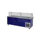 image of Piper Products R6-BCM 90" Reflections Serving Counter, Refrigerated Cold Pan Unit, (6) Pan