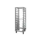 image of Piper Products RIU69-12 12 Pan Full Height Aluminum Mobile Universal Guide Roll-In Racks w/ 4-7/8" Bottom Load Slides