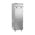 image of Beverage Air PRF12-12HC-1HS 26" 1-Section Reach-In Refrigerator Freezer Combo w/ 2 Half Solid Doors