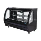 image of Pro-Kold DDC 80 74" Curved Refrigerated Deli Display Case