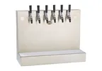 image of Perlick 3774A2B Draft Beer Dispensing Tower, Wall Mount w/ 2 Faucets