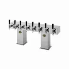 image of Perlick 4006-8B4 Bridge Tee Draft Beer Dispensing Tower, 13-1/4" Faucet Clearance