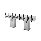 image of Perlick 4006-8BPC Bridge Tee Draft Beer Dispensing Tower, 9-1/2" Faucet Clearance