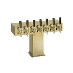 image of Perlick 4006S8BTF2 Wide Base Tee Draft Beer Dispensing Tower, 12-1/8" Faucet Clearance
